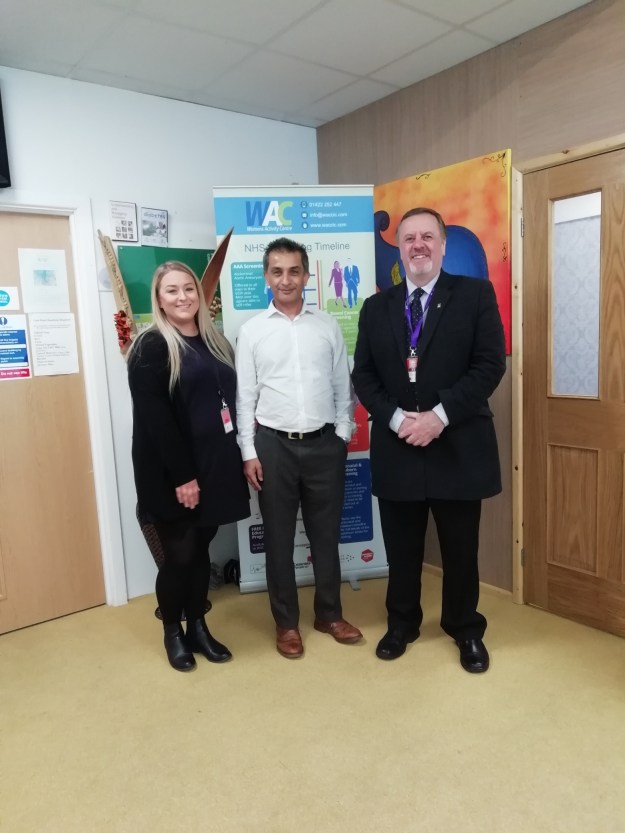 Image of Paige Cowling, Sajeed Mahmood and Mark Burns-Williamson OBE